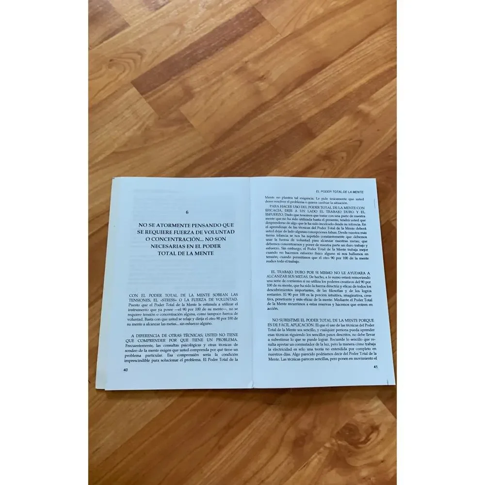 El Poder Total de la‎ Mente Book